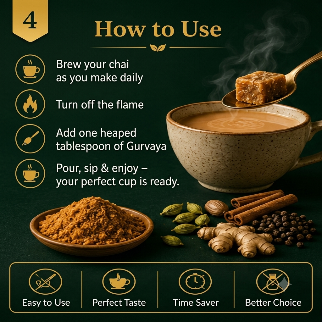 Classic Blend – Premium Jaggery Chai Enhancer