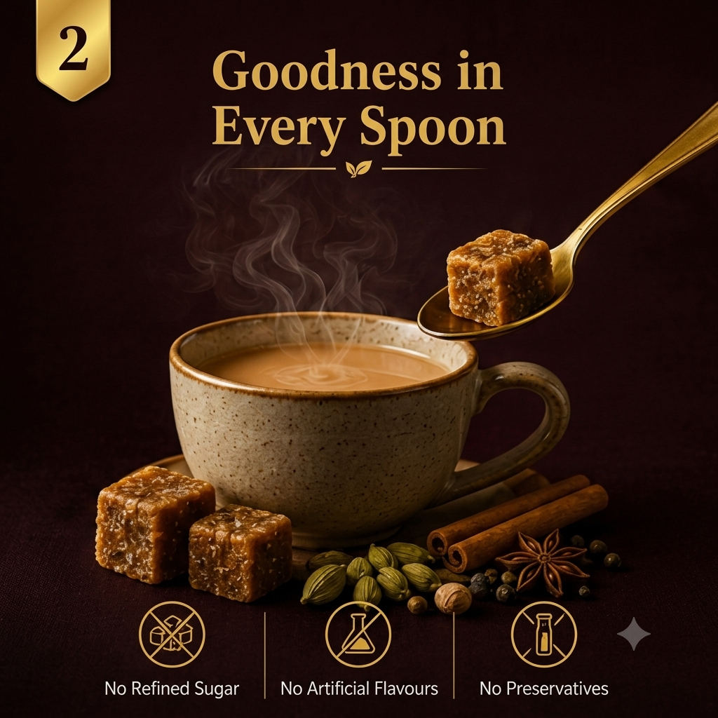 Kadak Blend – Premium Jaggery Chai Enhancer