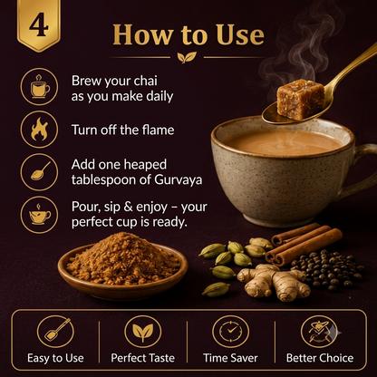 Kadak Blend – Premium Jaggery Chai Enhancer