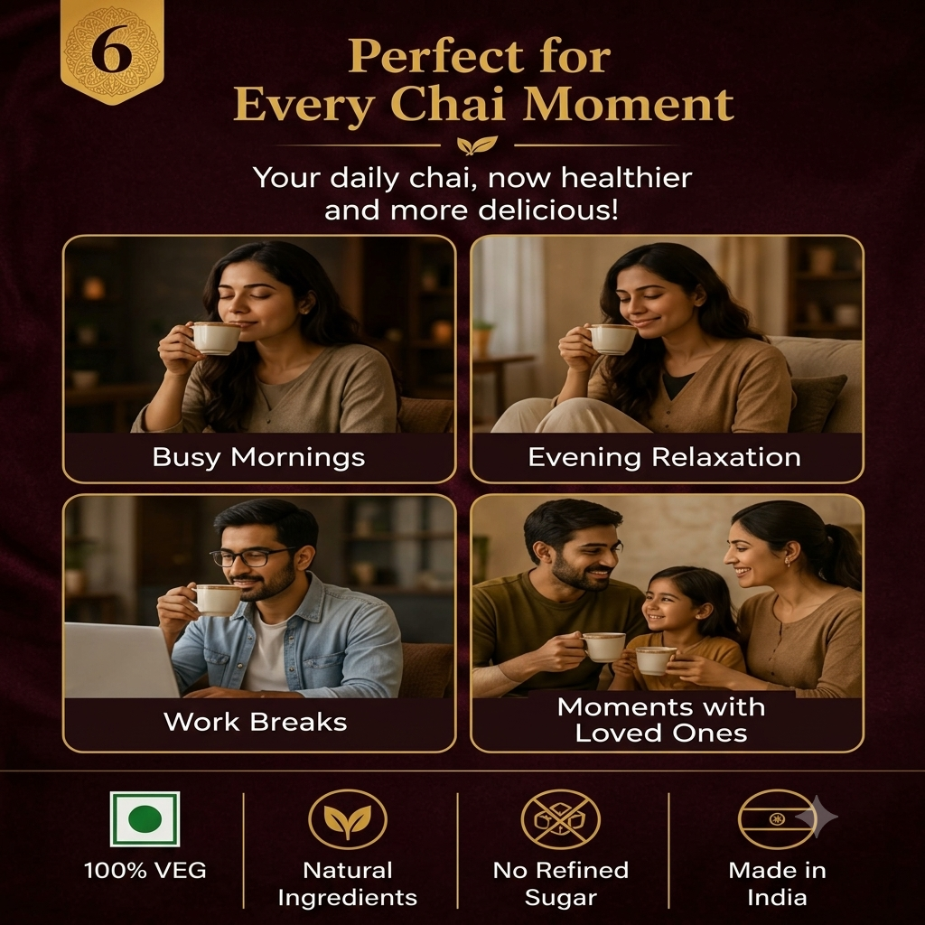 Kadak Blend – Premium Jaggery Chai Enhancer