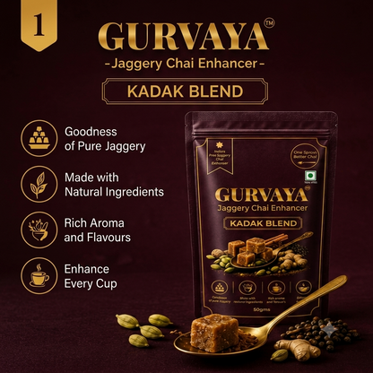 Kadak Blend – Premium Jaggery Chai Enhancer