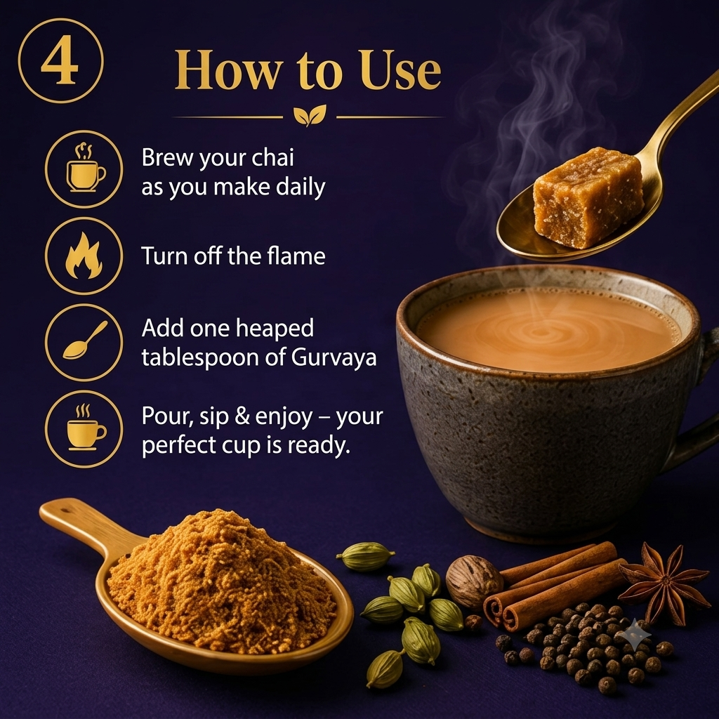 Royal Blend – Premium Jaggery Chai Enhancer
